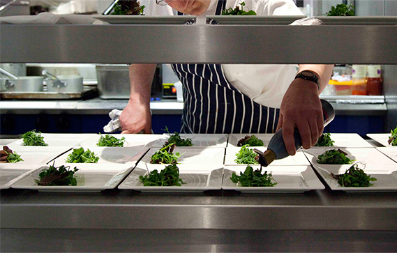 Beautifully presented food by Coghlans at Barningham