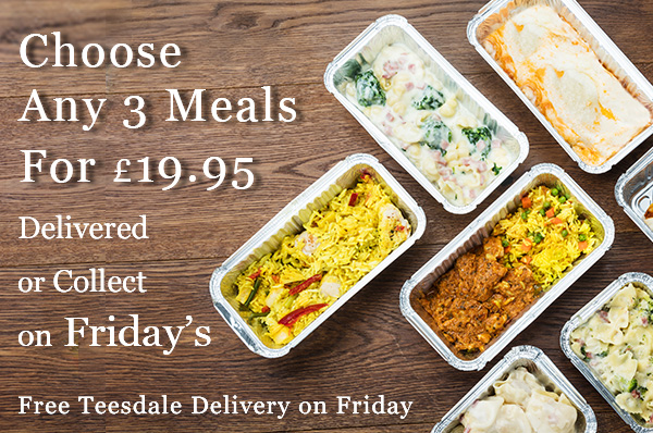 Choose 3 meals